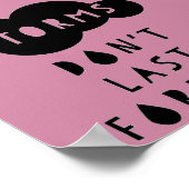 Stormen zijn niet het laatste Poster licht (Hoek)