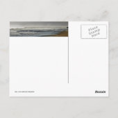 Stormend Zee, verafgelegen pier Briefkaart (Achterkant)