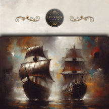 Stormgebonden Viking-schepen Découpage