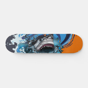 Stormgolf Haai Draaikolk Bewegingskunst Persoonlijk Skateboard
