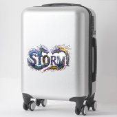 STORMI | Mystiek drakenalfabet Sticker (Koffer)
