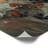 Stormige Weide Cipres Landschap Poster (Hoek)