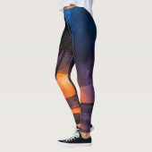 Stormige Zonsondergang Strand Leggings Vrouwen | D (Links)
