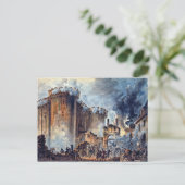 Storming the Bastille, 1900, Parijs Briefkaart (Staand voorkant)