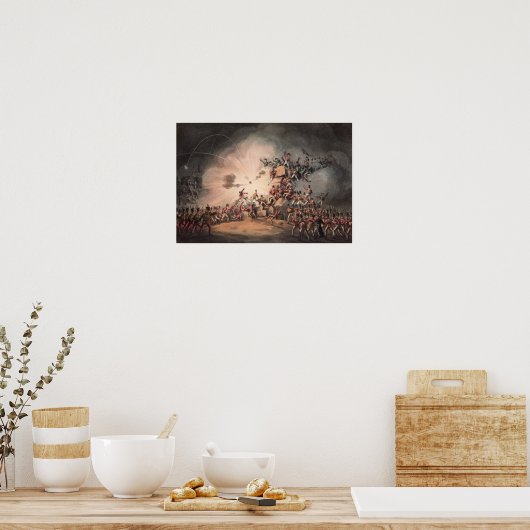 Storming van Ciudad Rodrigo, in het bezit van Poster (Keuken)