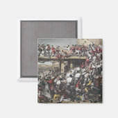 Storming van Delhi Magneet (Voorkant / Achterkant)