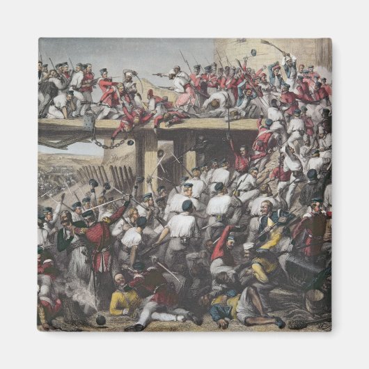 Storming van Delhi Magneet (Voorkant)