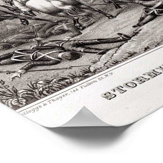 Storming van Monterey Poster (Hoek)