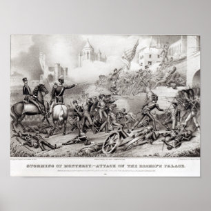 Storming van Monterey Poster