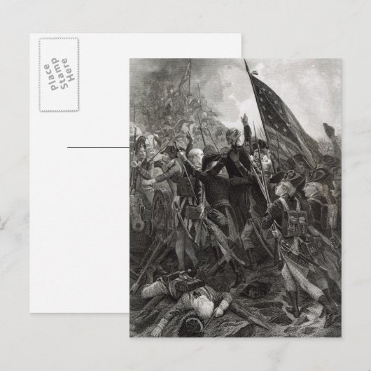 Storming van Stony Point, juli 1779 Briefkaart (Voorkant / Achterkant)