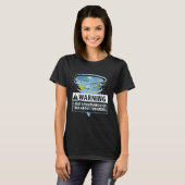 Stormjager Tornado Wervelwind liefde meisje jon T-shirt (Voorkant volledig)