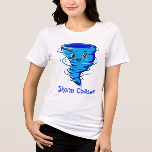 Stormjager van de Twonado-jongen Dames shirt (Voorkant)