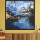 Stormlight Horizon – Abstracte Wandkunst Canvas Afdruk (Insitu (Woonkamer))