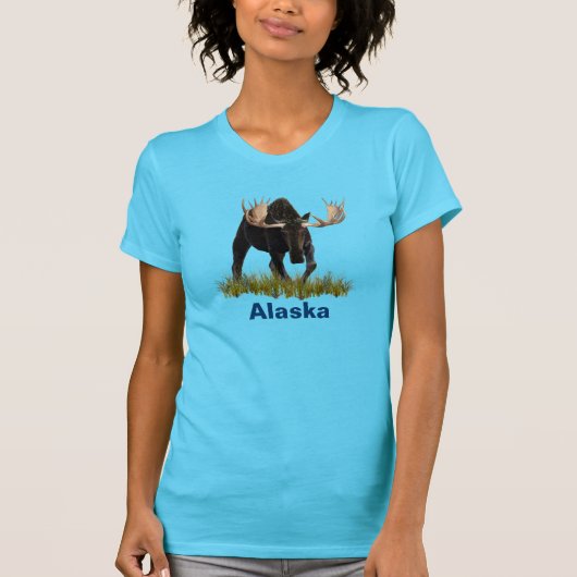 Stormloopende eland t-shirt (Voorkant)
