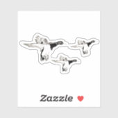 Stormo di germani reali sticker (Vel)