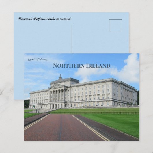 Stormont Northern Ireland Briefkaart (Voorkant / Achterkant)