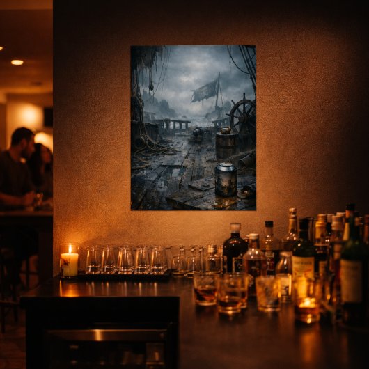 Stormresten — Poster van de nasleep van het pirate