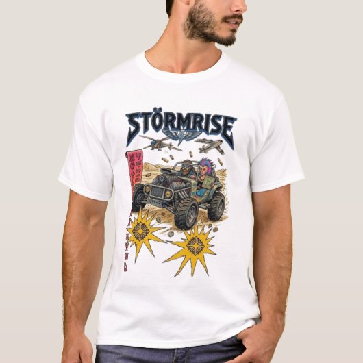 Stormrise Post-apocalyptisch T-shirt (Voorkant)
