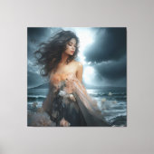 Storm's Ethereal Embrace Canvas Afdruk (Voorkant)