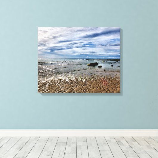 STORMSKY CANVAS AFDRUK (Insitu (Houten vloer))