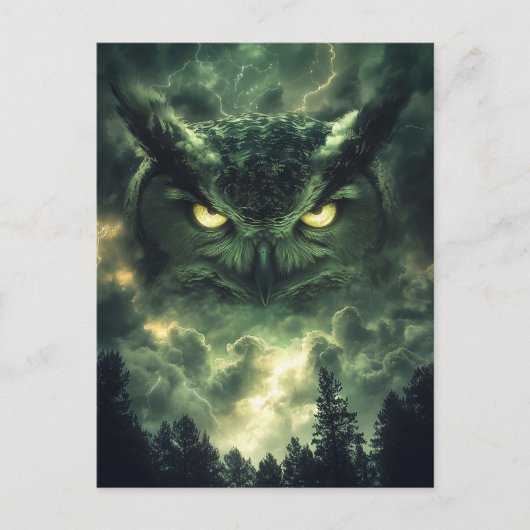 Stormuil Bewaker Briefkaart (Voorkant)