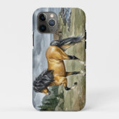 Stormur IJslands paard bij de zee Case-Mate iPhone Case (Achterkant)