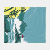 Stormwatch: Eilandpracht Fleece Deken (Voorkant (Horizontaal))