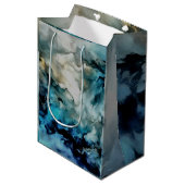 Stormwolken en Oceaanstromingen Abstracte Kunst Medium Cadeauzakje (Voorkant Gekanteld)