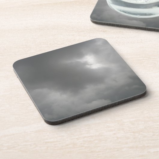 Stormwolken Kurk Onderzetter (Linkerzijde)