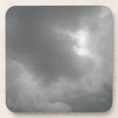 Stormwolken Kurk Onderzetter (Voorkant)