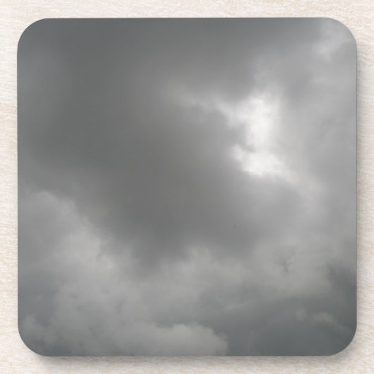 Stormwolken Kurk Onderzetter (Voorkant)