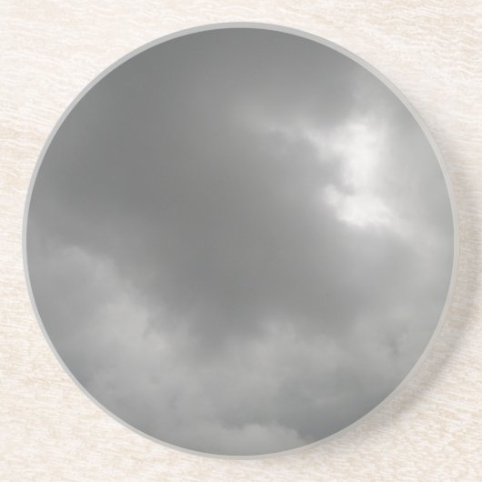 Stormwolken Zandstenen Onderzetter (Voorkant)