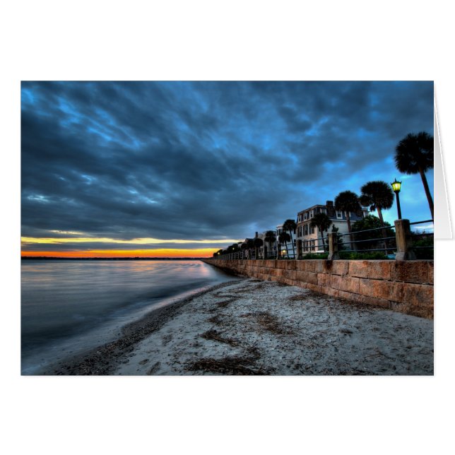 Stormy Battery Sunrise (Voorkant Horizontaal)