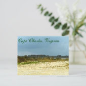 Stormy Beach in Cape Charles, Virginia Briefkaart (Staand voorkant)