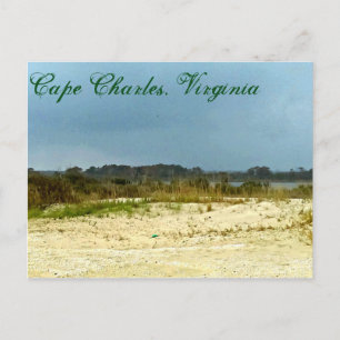 Stormy Beach in Cape Charles, Virginia Briefkaart