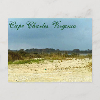 Stormy Beach in Cape Charles, Virginia Briefkaart