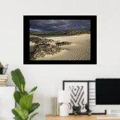 Stormy Beach Poster (Thuiskantoor)