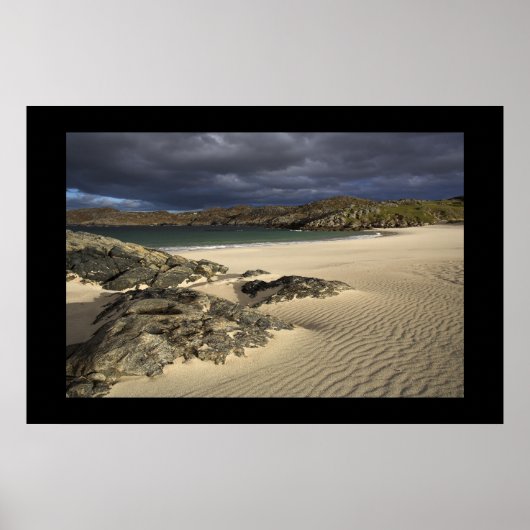 Stormy Beach Poster (Voorkant)