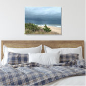 Stormy Beach scène Canvas Afdruk (Insitu (Slaapkamer))