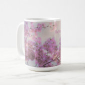 Stormy Cherry Blossom Coffee Mok (Voorkant links)