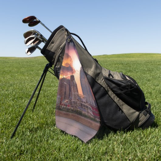 Stormy Cincinnati Great American Ball Park Golfhanddoek (Groen)