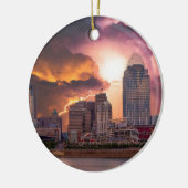 Stormy Cincinnati Great American Ball Park Keramisch Ornament (Links)