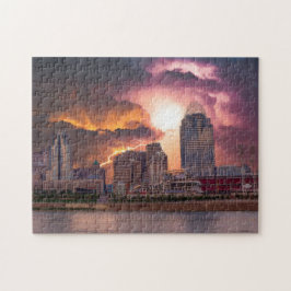 Stormy Cincinnati Great American Ball Park Legpuzzel