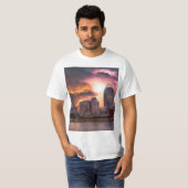 Stormy Cincinnati Great American Ball Park T-Shirt (Voorkant volledig)