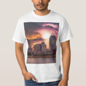 Stormy Cincinnati Great American Ball Park T-Shirt (Voorkant)