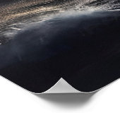 Stormy Clouds en Ocean Ai Art Poster (Hoek)