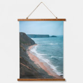 Stormy Coastline – Nature’s Raw Beauty Hangend Wandkleed (Voorkant)