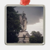 Stormy Day Angel Metalen Ornament (Voorkant)