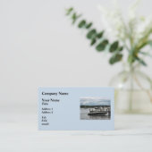 Stormy Day in de Harbour Essex CT Visitekaartje (Staand voorkant)