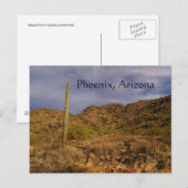 Stormy day in Phoenix Briefkaart (Voorkant / Achterkant)